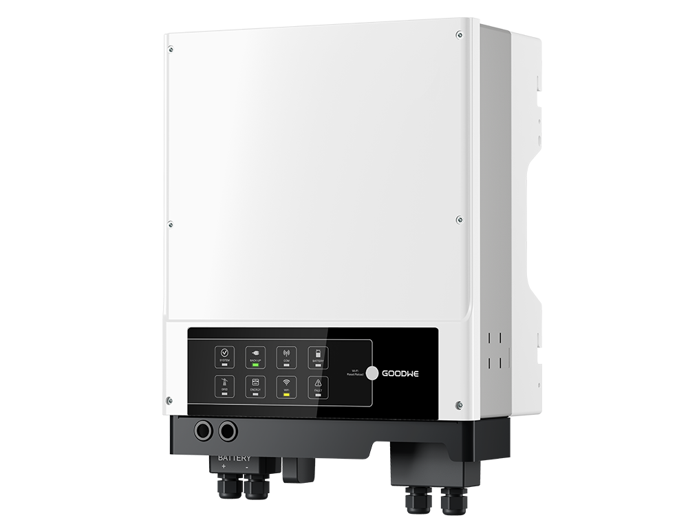 Biến tần AC-coupled retrofit GoodWe GW5000S-BP góc nghiêng trái