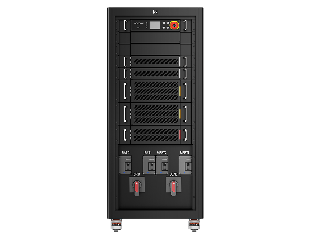 Biến tần AC-coupled retrofit GoodWe GW100K07-BTC mặt trước