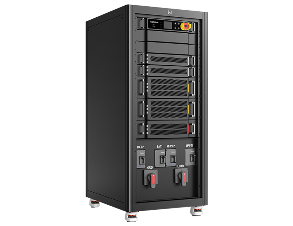 Biến tần AC-coupled retrofit GoodWe GW100K07-BTC góc nghiêng phải