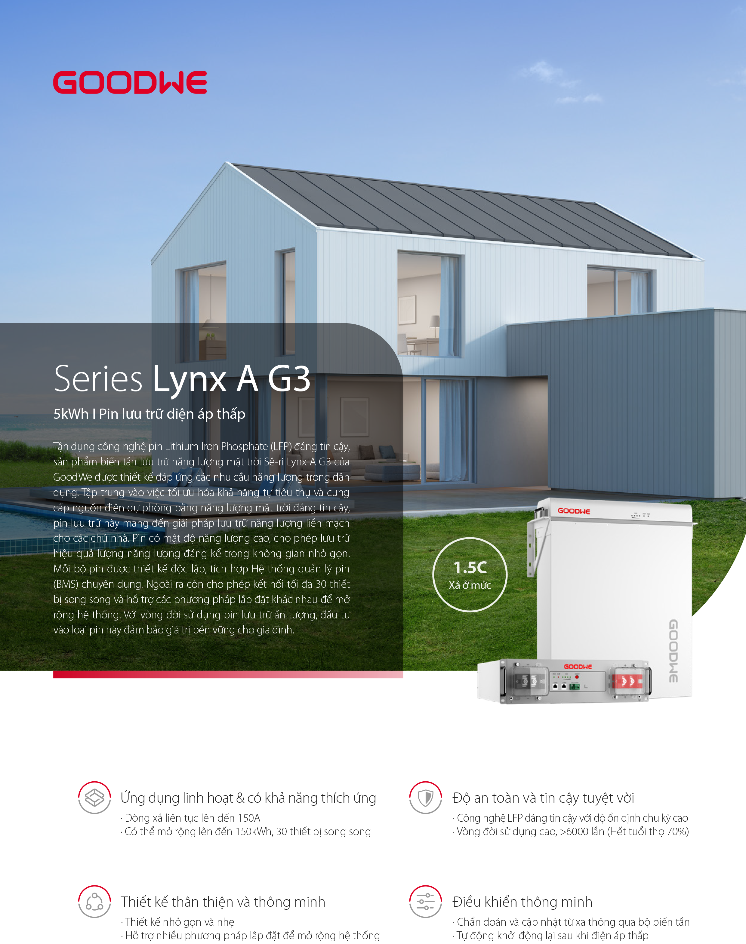 Datasheet GoodWe Lynx A G3 LX A5.0-30 – Trang 1