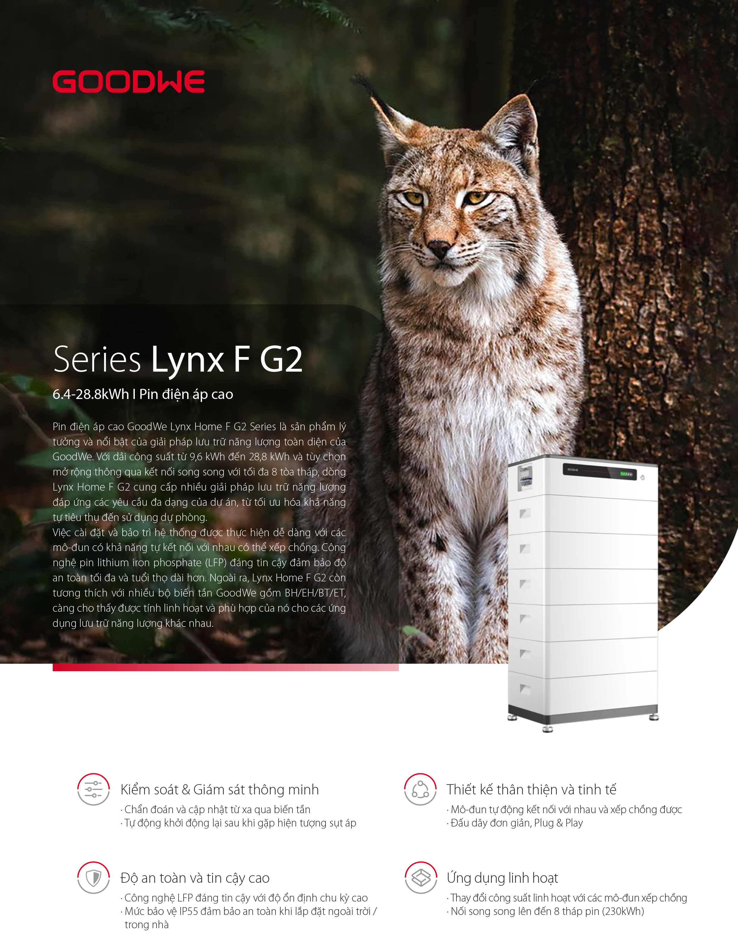 Datasheet GoodWe Lynx Home F G2 – Trang 1